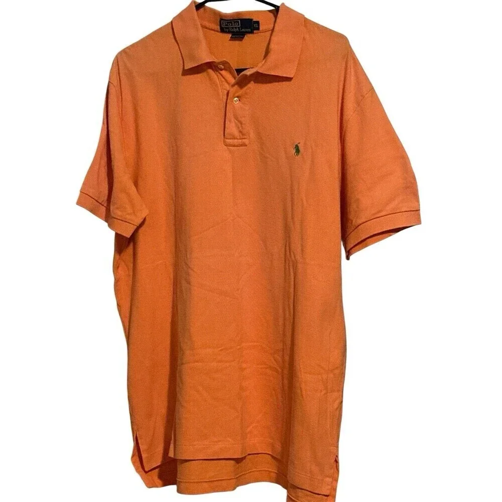 Polo Ralph Lauren 3 Button Neckline Logo Polo Shirt  XL Golf Casual Sports
